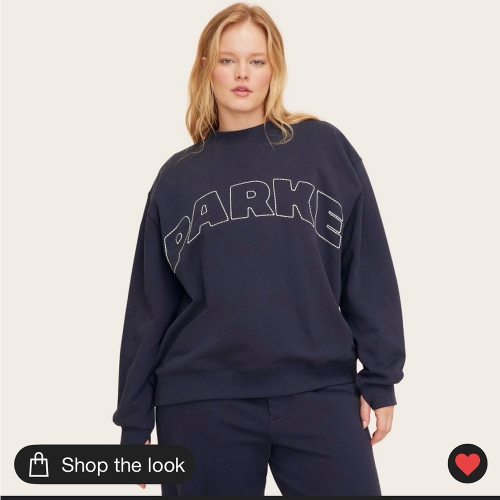 Parke x Target Navy Mockneck